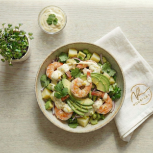 Shrimp & potatoes salad