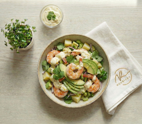 Shrimp & potatoes salad