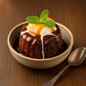 Mini English sticky pudding