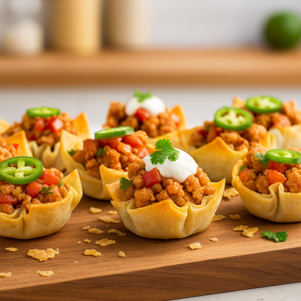 Mini filo florets cups