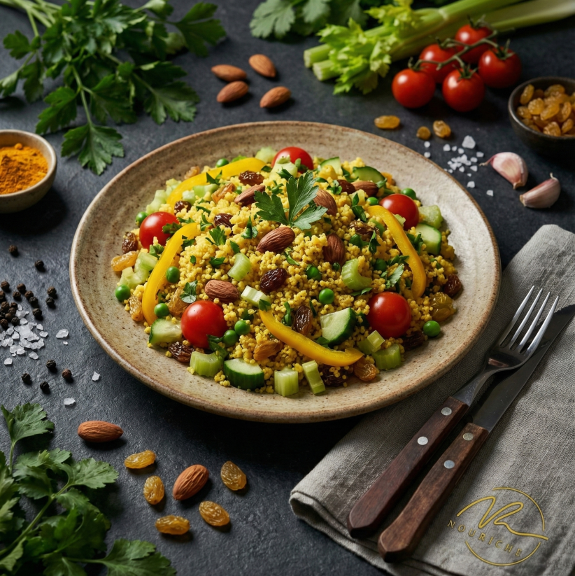 04-Turmeric couscous salad